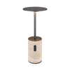 Lampe à poser Travertin grise, H 27,6 cm