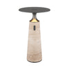 Lampe à poser Travertin grise, H 33,6 cm (21051)