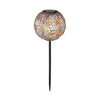 Luminaire extérieur argenté et gris, H 54 cm