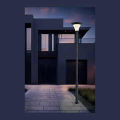 Luminaire extérieur Aluminium gris et aluminium