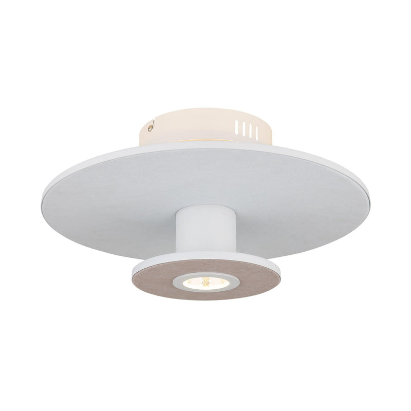 Plafonnier Carter blanc mat, Ø 38 cm