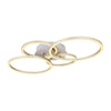 Plafonnier Kendy nickel satiné, L 40,6 cm