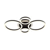 Plafonnier Loretta noir mat