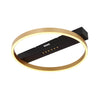 Plafonnier Luffy noir mat, L 43 cm