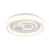 Plafonnier Ruiz blanc mat, Ø 48 cm