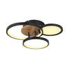 Plafonnier Sid noir mat, L 38 cm