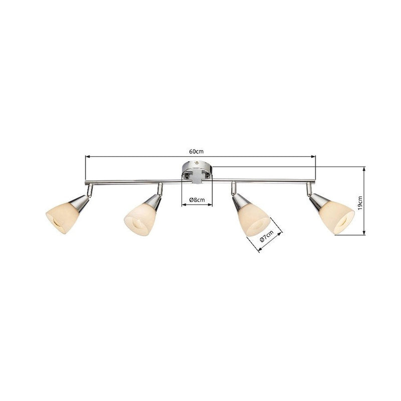 Luminaire plafonnier | Tadeus Chromé