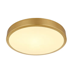 Plafonnier Tibey laiton, Ø 25 cm
