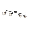 Spot Xara I noir, H 19,5 cm
