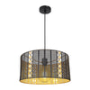 Suspension Abini noire mat