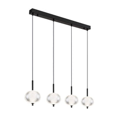 Suspension Aida noire mat, H 120 cm (16042-4H)