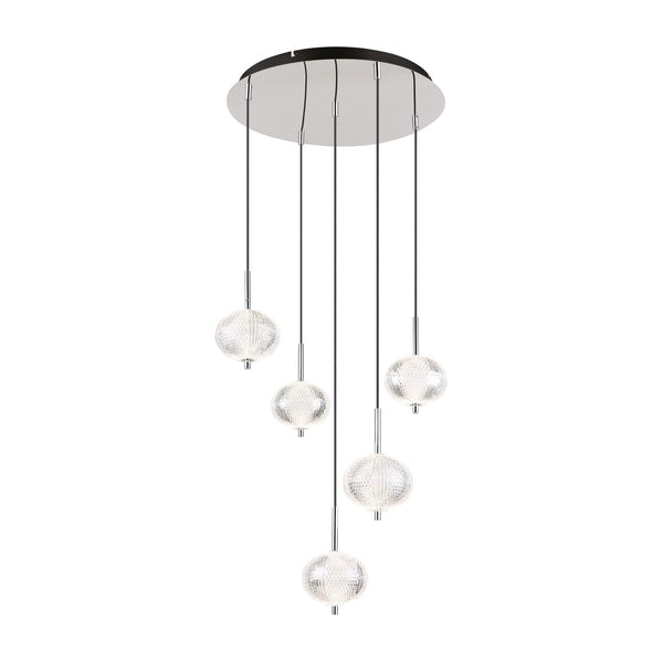 Suspension luminaire | Aida Chromée