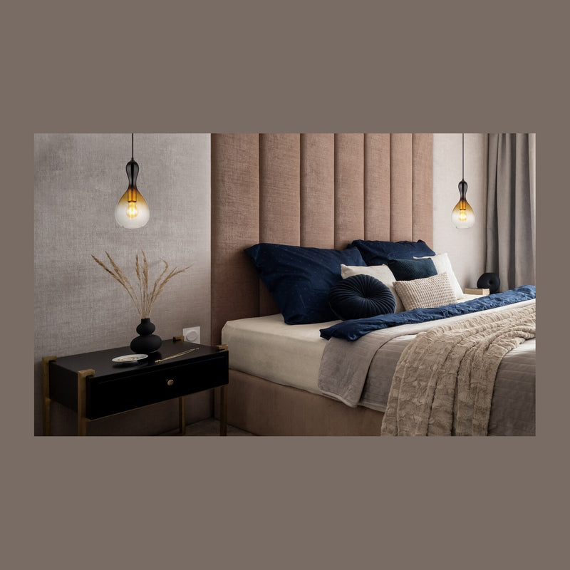 Suspension Aladdin noire mat (15538H)