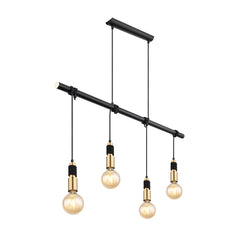 Suspension Alexius noire mat