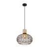 Suspension Dorthy noire mat (15778H)