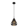 Suspension Hassan noire mat (15889H)