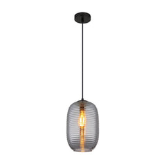 Suspension Jefrey noire mat (15794H)