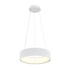 Suspension Kemp blanche mat