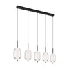 Suspension Kurius noire mat (16043-5H)