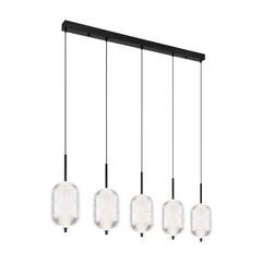 Suspension Kurius noire mat (16043-5H)