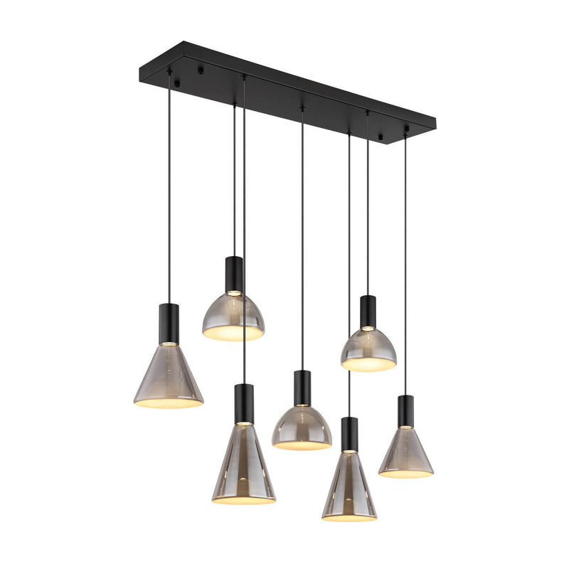 Suspension Labora noire mat (15741-7)