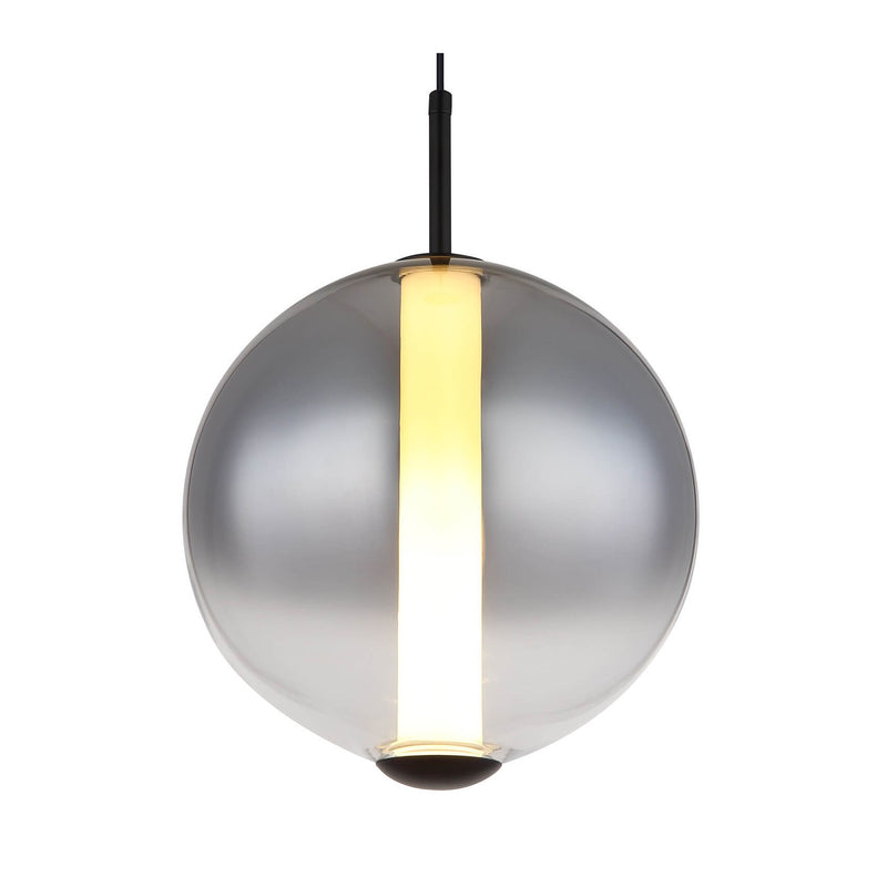 Suspension Lacy noire mat (15798H)