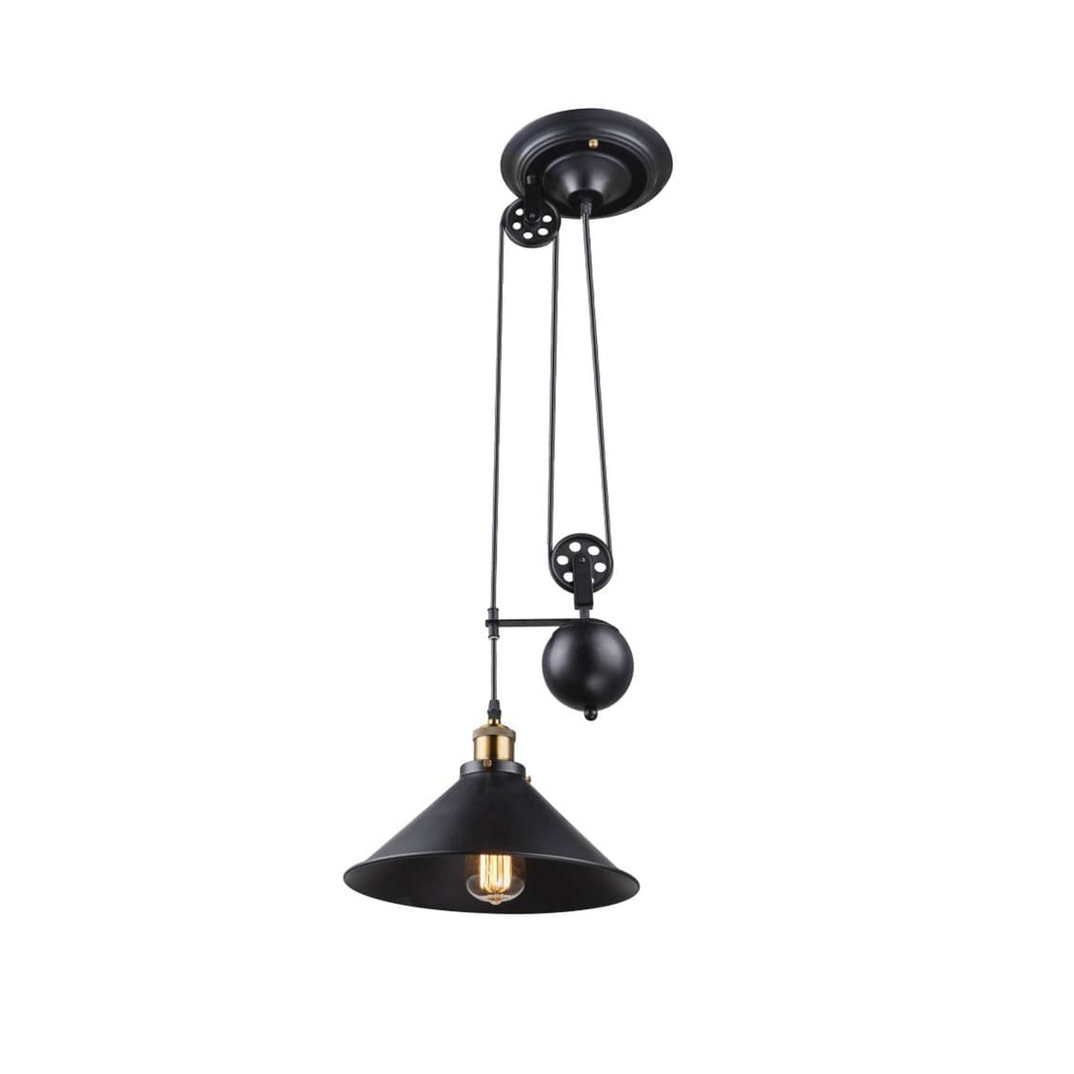 Suspension Lenius noire (15053)