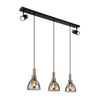 Suspension Mattea noire mat
