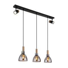 Suspension Mattea noire mat