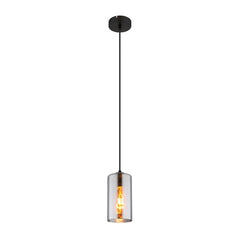 Suspension Olly noire mat