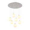 Suspension Riha nickel satiné