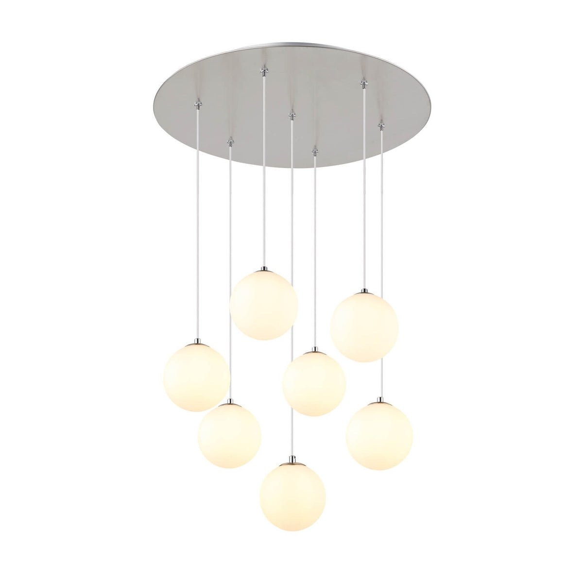 Suspension Riha nickel satiné
