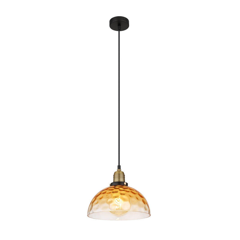 Suspension Salvy noire mat, H 120 cm (15786H1)