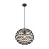 Suspension Senni noire mat (15689H)