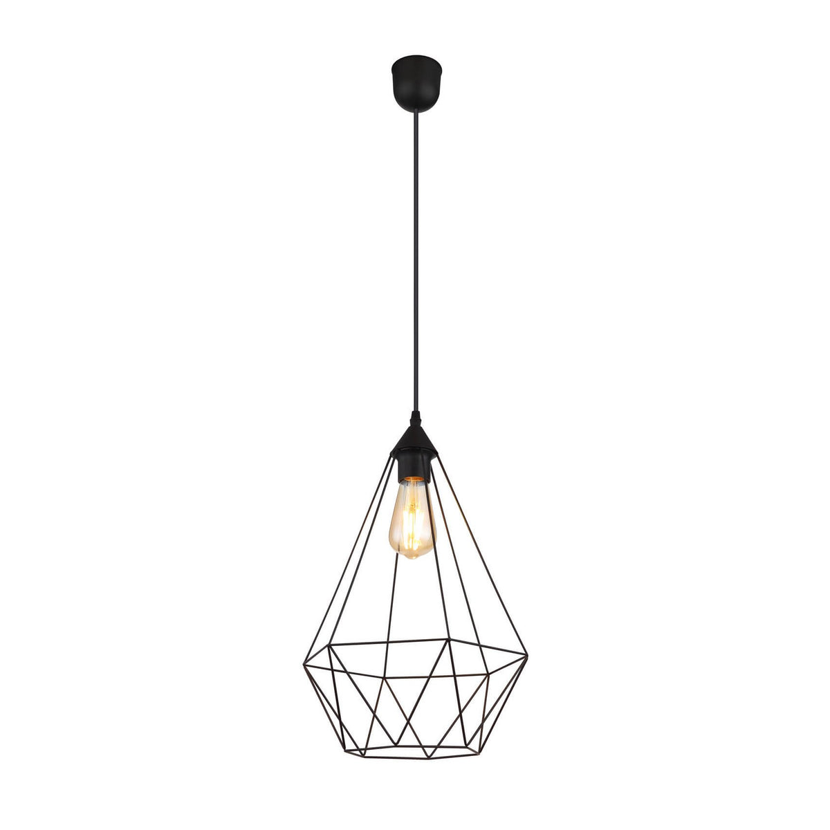 Suspension Zachary noire mat (15745H1)