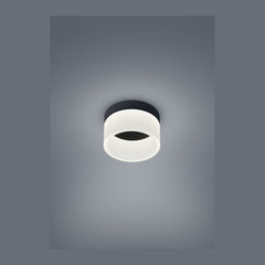 Plafonnier LIV noir, Ø 15 cm