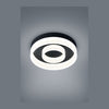 Plafonnier LIV noir, Ø 30 cm