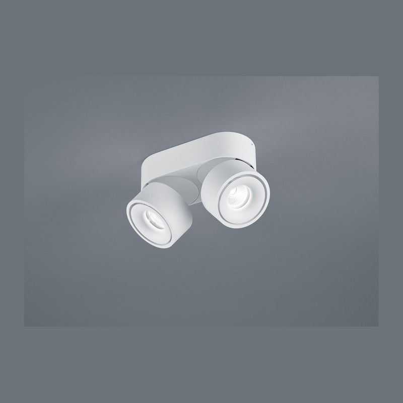 Plafonnier Naka blanc, L 20,5 cm