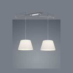 Suspension Certo 2 lumières chromée (26/1847.04/9276)