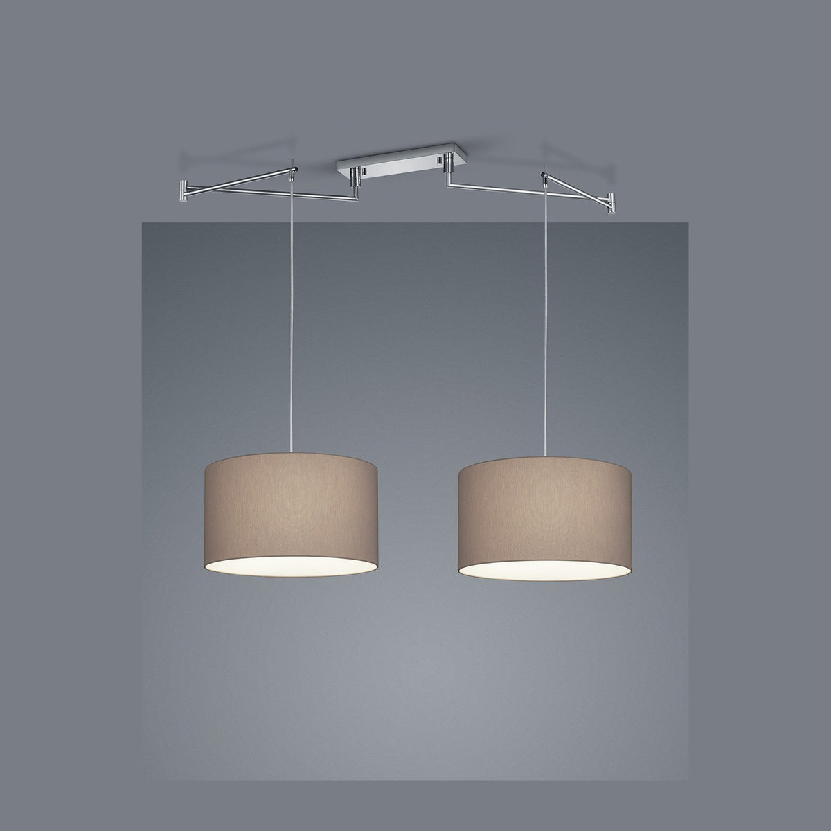Suspension Certo 2 lumières chromée (26/1847.04/9288)