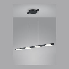 Suspension Pole noire, L 125,5 cm