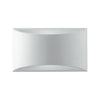 Applique murale Astron blanche, plâtre