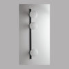 Applique murale Enoire noire, verre, L 90 cm