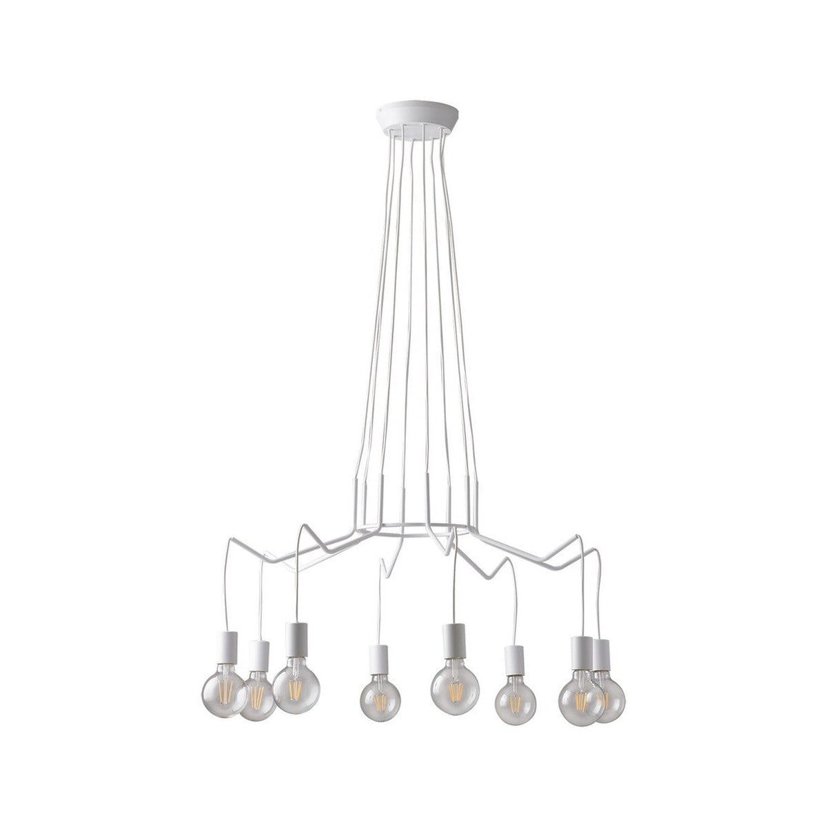 Lustre Habitat blanc (I-HABITAT-S8-BCO)