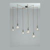 Plafonnier Groove bronze