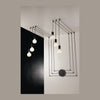 Plafonnier Habitat noir (I-HABITAT-PL6-NER)