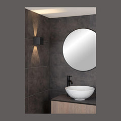 Applique murale AXI noire, H 10 cm