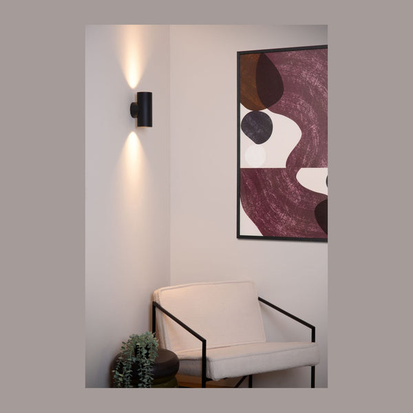 Applique murale Bondi 2 lumières noire