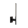Applique murale Finan noire, H 48 cm