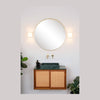 Applique murale Jelte noire et opale, verre